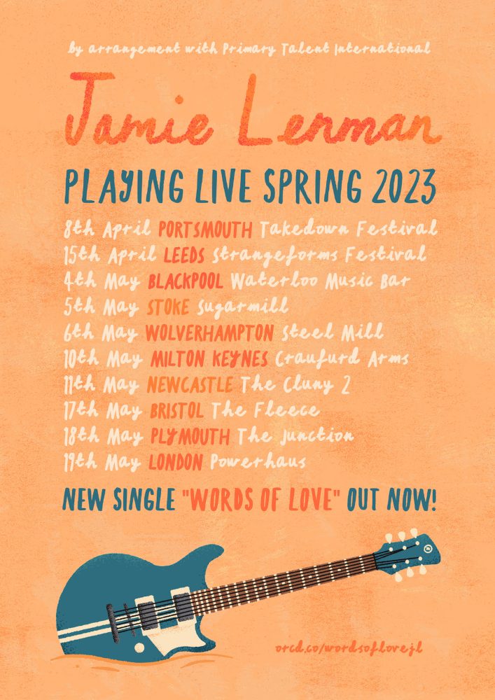 Jamie Lenman tour May 2023