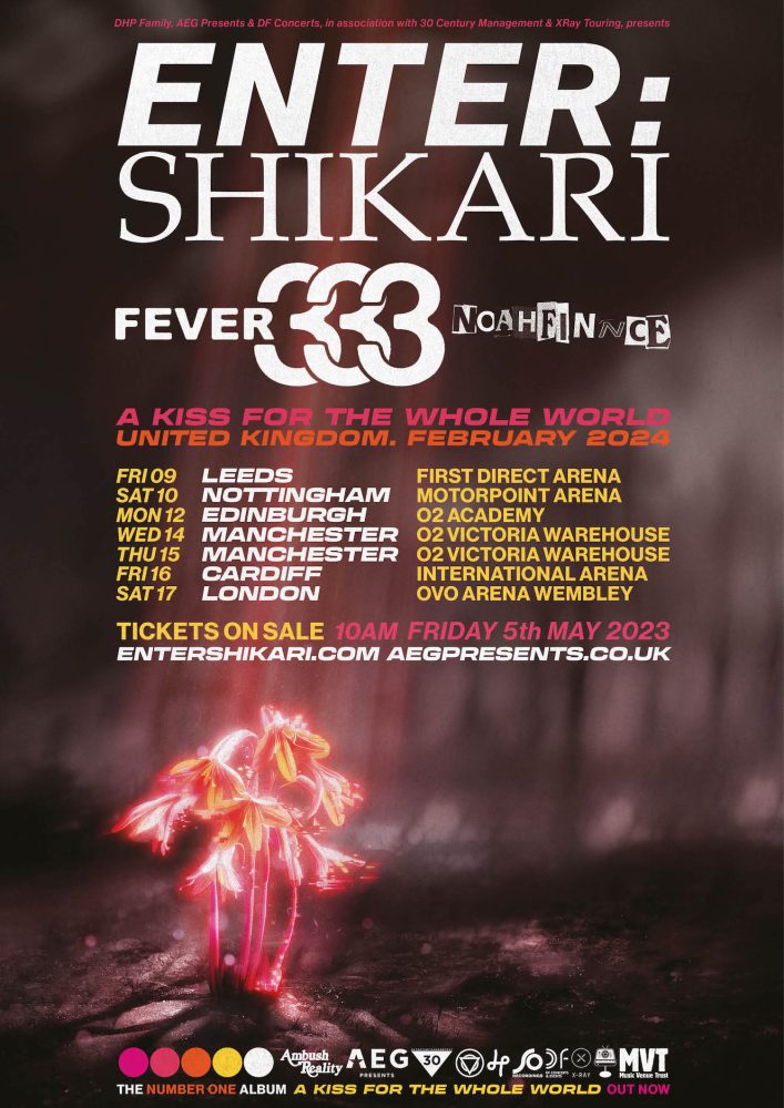 Enter Shikari 2024 Tour Poster